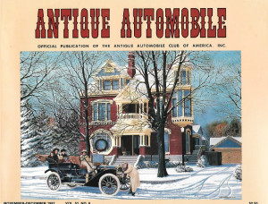 ANTIQUE AUTOMOBILE 1987 NOV - '08 RAMBLER M-34, '36 FORDS, '08 AUSTIN 7 SINGLE